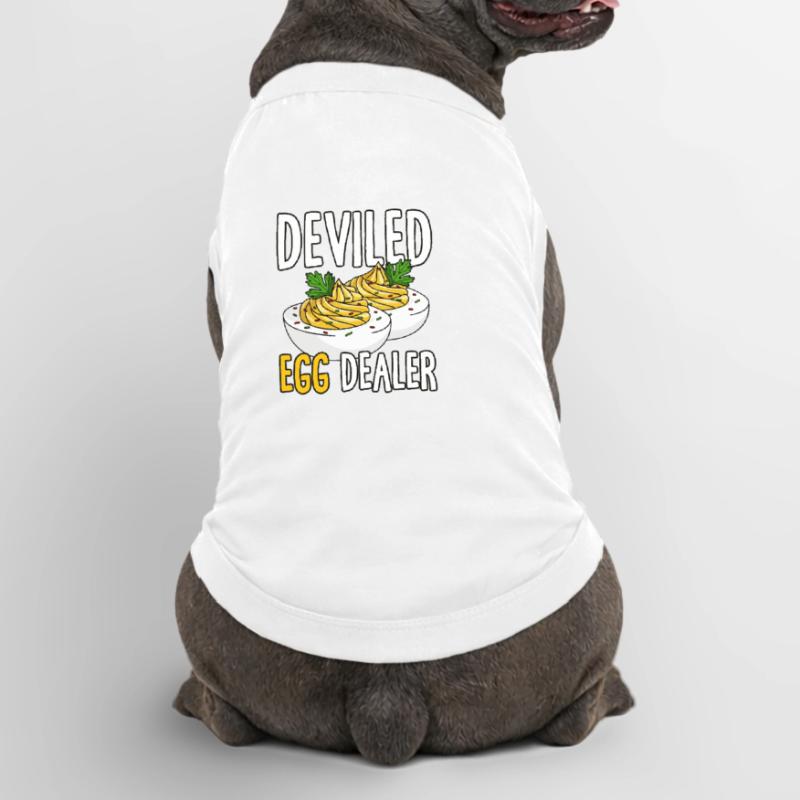 Funny Deviled Eggs Costume Deviled Egg Dad Premium Organic Dog T-Shirt