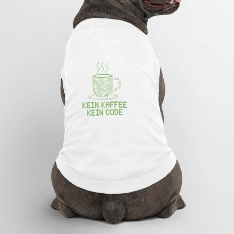 No Coffee No Code Programmer Computer Scientist Premium Organic Dog T-Shirt
