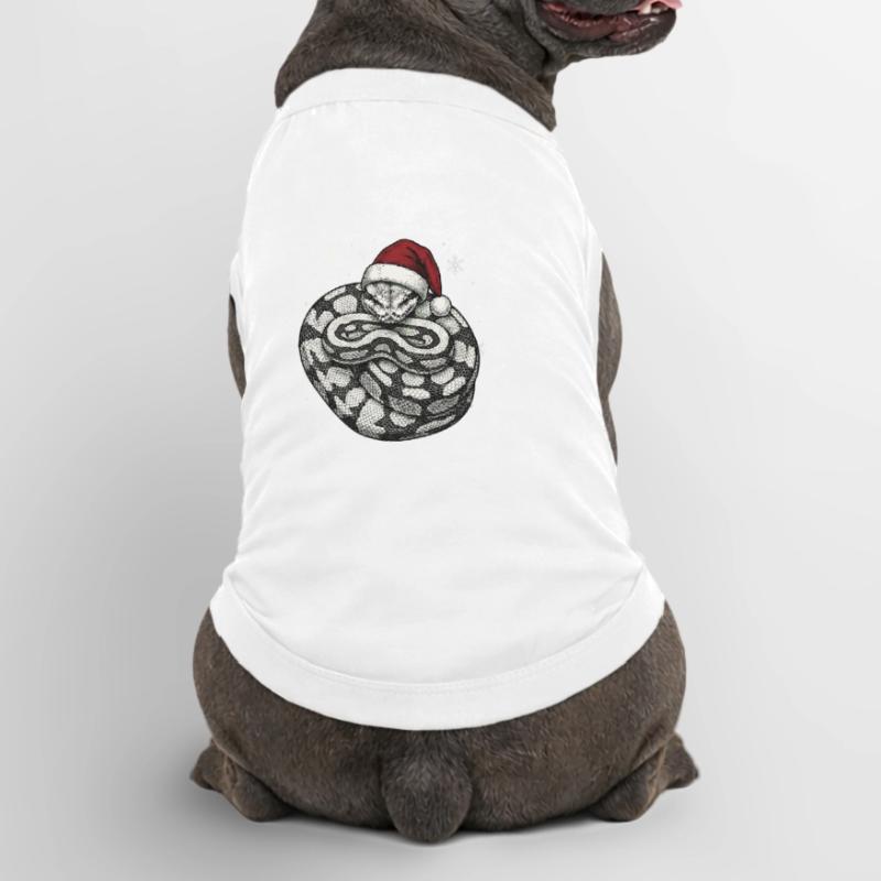 King Python Christmas Ball Python Snake Premium Organic Dog T-Shirt