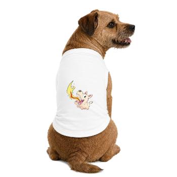 My dog had too many red peppers - T-shirt bio premium pour chien - blanc - Dos