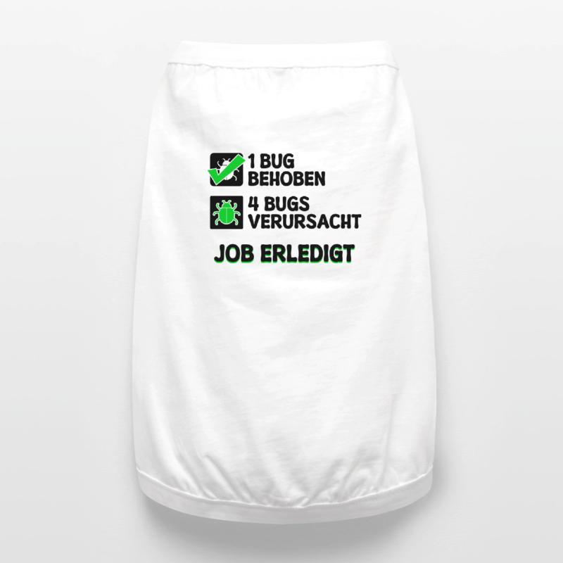 Open Source Bugfixing Bugs Developer Programmier Premium Organic Hunde-T-Shirt