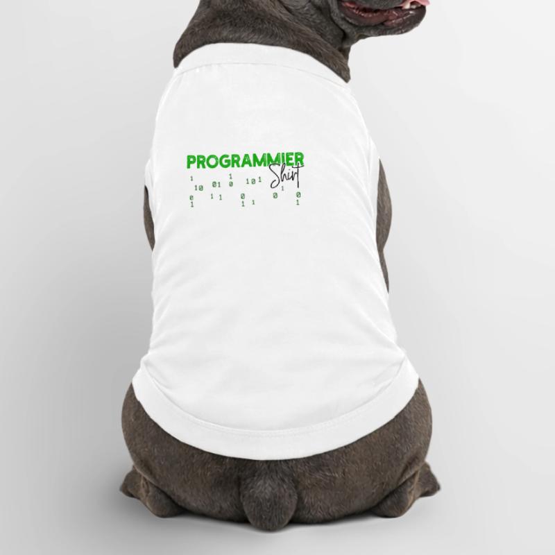 Programmeur Développeur Code Statement Scripting T-shirt bio premium pour chien