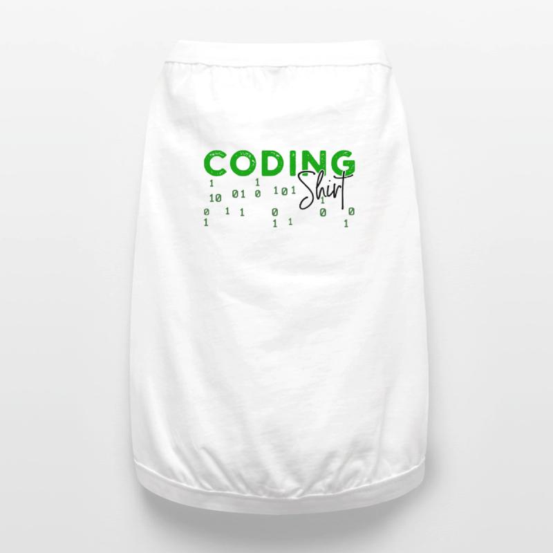 Coden Developer Programmierer Webentwickler Spruch Premium Organic Hunde-T-Shirt