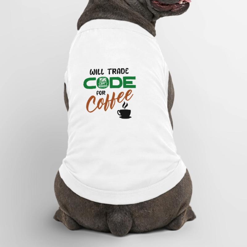 Développeur de déclaration de code Computerfreak Informatik T-shirt bio premium pour chien
