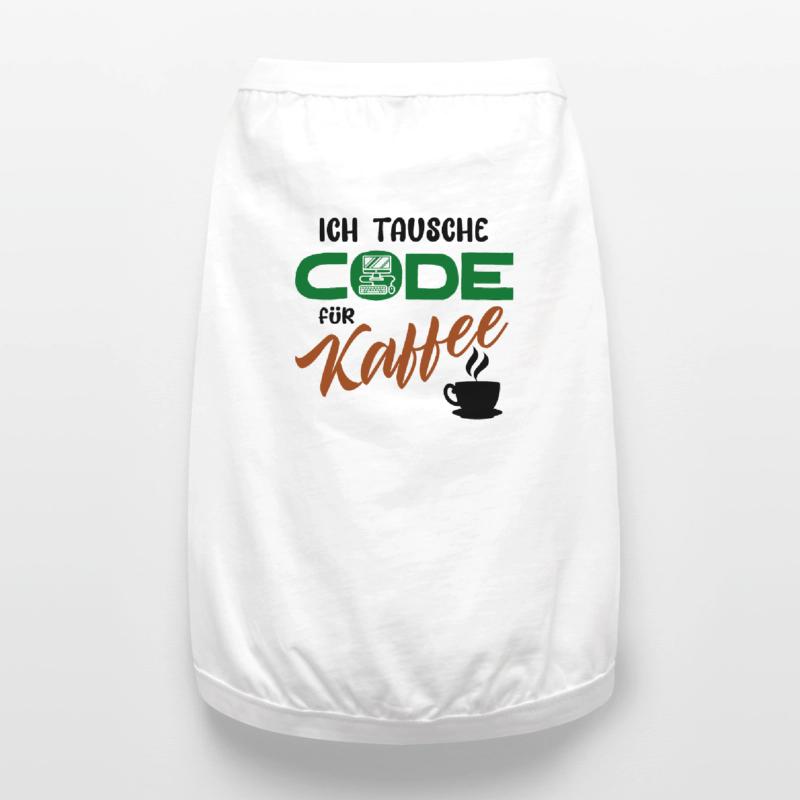 Programmierer Softwareentwickler Developer Code Premium Organic Hunde-T-Shirt