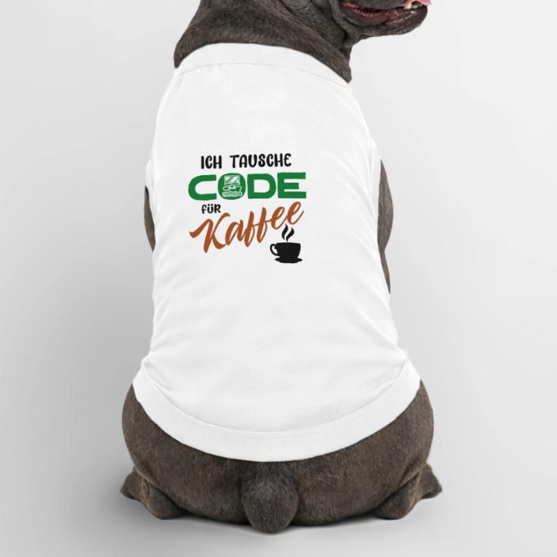 Programmierer Softwareentwickler Developer Code Premium Organic Hunde-T-Shirt