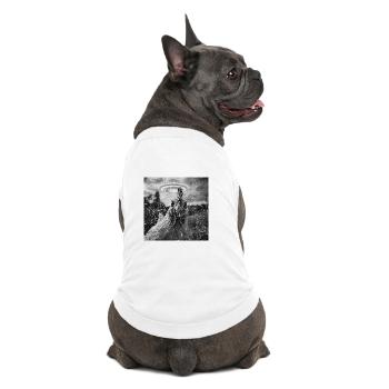 Huhn Selfie UFO Fun Shirt - Premium Organic Hunde-T-Shirt - Weiß - Hinten