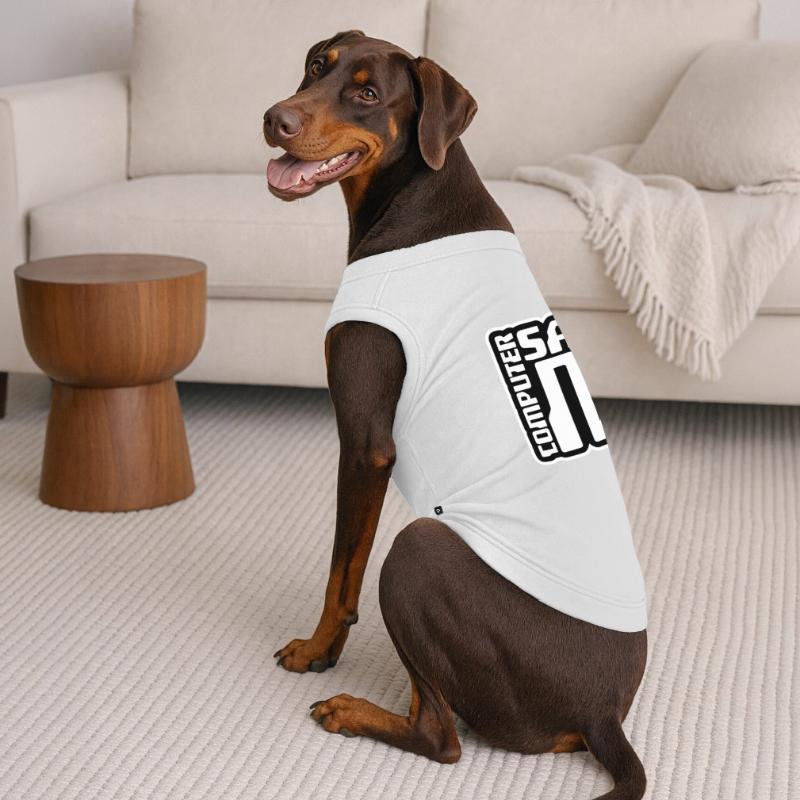 Computer Says No Lustig Programmierer Nerd Technik Premium Organic Hunde-T-Shirt