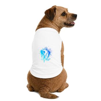Œuvres de floorball pour votre tenue - T-shirt bio premium pour chien - blanc - Dos