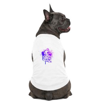 Un motif réservé au VTT - T-shirt bio premium pour chien - blanc - Dos