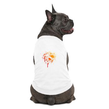 Message clair sur le snowboard pour les femmes - T-shirt bio premium pour chien - blanc - Dos