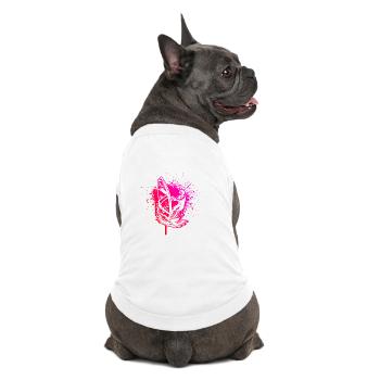 Kurz und klar Windsurfing - Premium Organic Hunde-T-Shirt - Weiß - Hinten