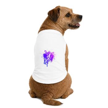 Conception compacte de handball pour le handball masculin - T-shirt bio premium pour chien - blanc - Dos