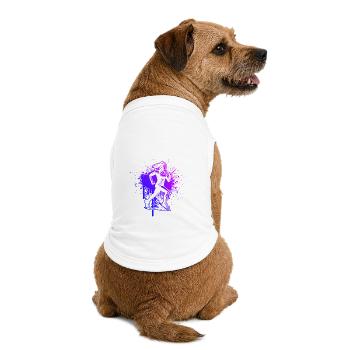 Running Love Clear Look for Racing - Premium Organic Dog T-Shirt - white - Back