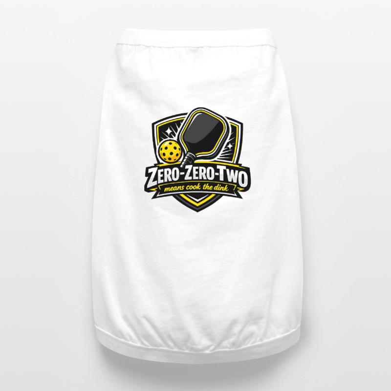 Conception de la victoire Zero-Zero-Zero-Two T-shirt bio premium pour chien