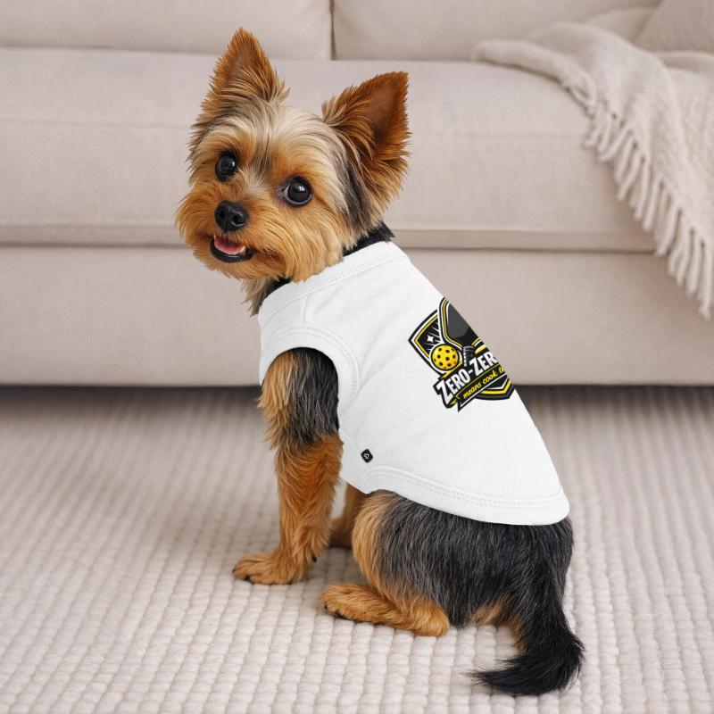 Conception de la victoire Zero-Zero-Zero-Two T-shirt bio premium pour chien
