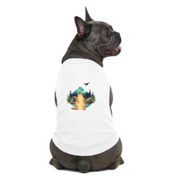 Marmot - Premium Organic Dog T-Shirt - white - Back