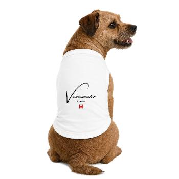 Ich liebe Vancouver, Erinnerung an Vancouver - Premium Organic Hunde-T-Shirt - Weiß - Hinten
