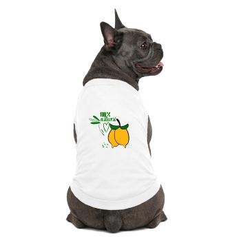 Lemons - Premium Organic Dog T-Shirt - white - Back