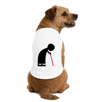 Oma - Premium Organic Hunde-T-Shirt - Weiß - Hinten