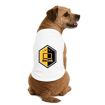 Computing / Informatik / Informatique - Premium Organic Hunde-T-Shirt - Weiß - Hinten