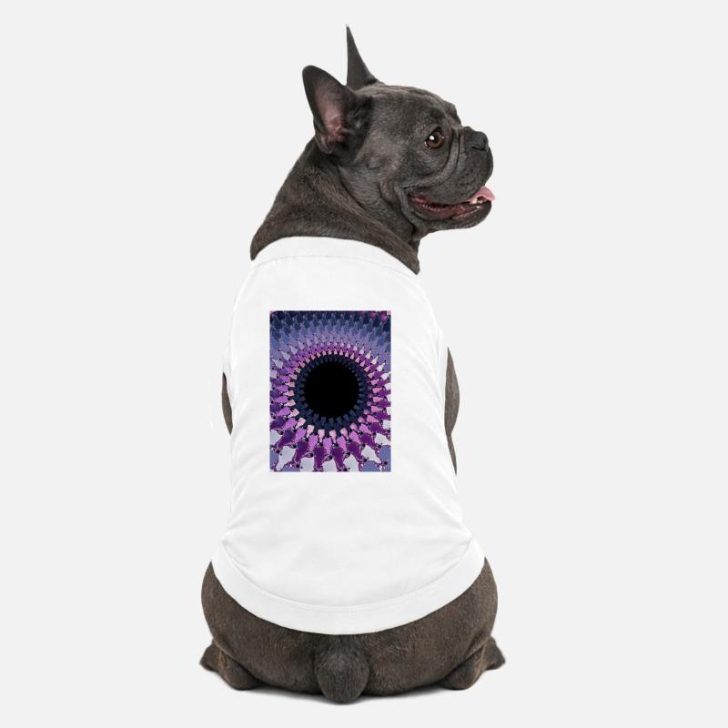 Abstrait - T-shirt bio premium pour chien - blanc
