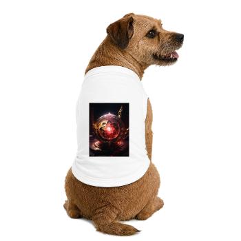 Root Chakra – Muladhara: Fire of the Earth - Premium Organic Dog T-Shirt - white - Back