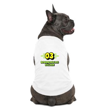 Bourbonnais râleur - T-shirt bio premium pour chien - blanc - Dos
