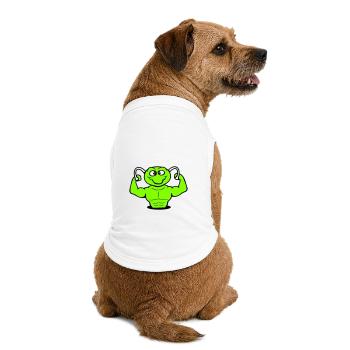 Caterpillar Bodybuilder Musculation Strong Fitness Gym - T-shirt bio premium pour chien - blanc - Dos