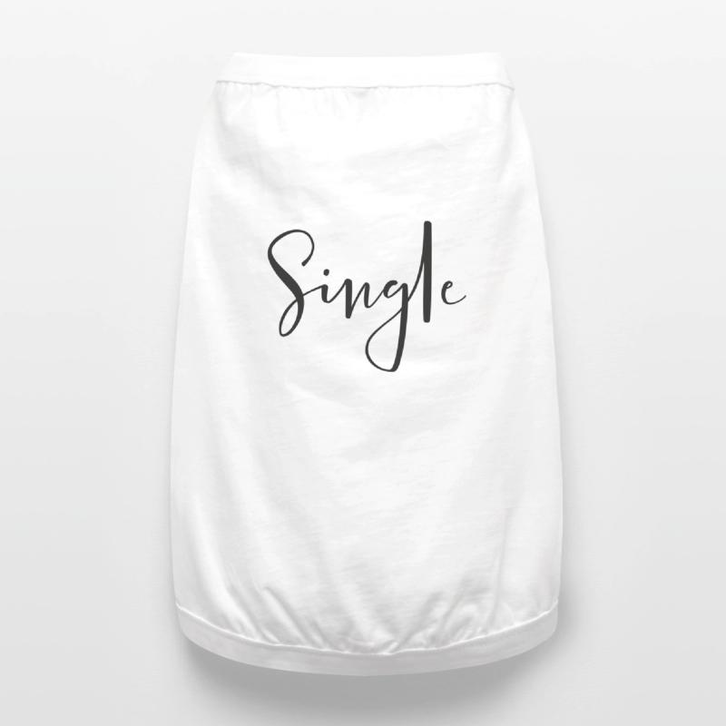 Simple – Conception de texte à déclaration cool T-shirt bio premium pour chien