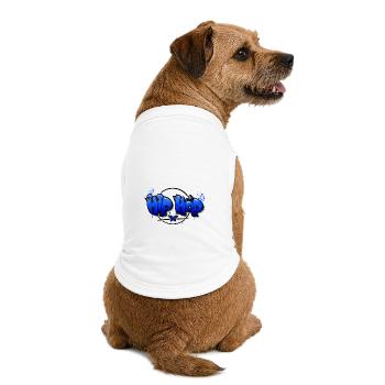 Hip hop graffiti - Premium Organic Dog T-Shirt - white - Back