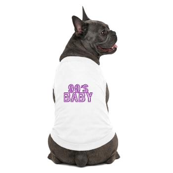 90 Baby - Premium Organic Dog T-Shirt - white - Back