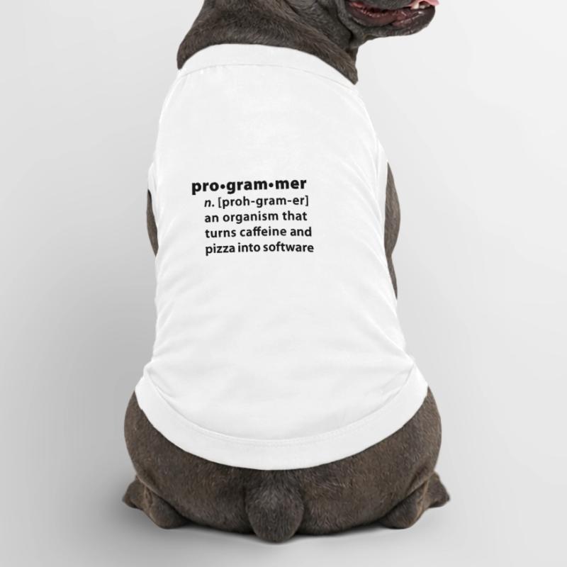 Programmer definition - Programmer la définition T-shirt bio premium pour chien