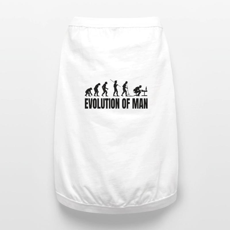 Programmeur Computer Freak Evolution T-shirt bio premium pour chien