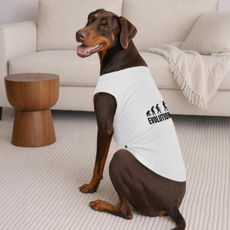 Programmierer Computerfreak Evolution Premium Organic Hunde-T-Shirt