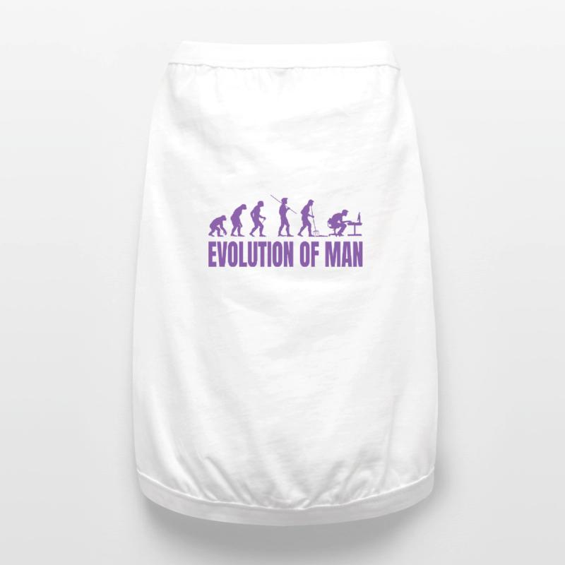 Programmer Computer Freak Evolution Retro Premium Organic Dog T-Shirt