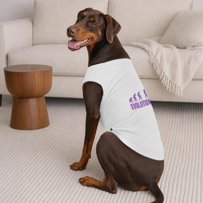Programmierer Computerfreak Evolution Retro Premium Organic Hunde-T-Shirt