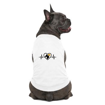 Équitation Coeur Cheval Sport Passion Cadeau - T-shirt bio premium pour chien - blanc - Dos