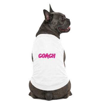 Job Coach - Premium Organic Dog T-Shirt - white - Back