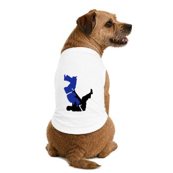judo - Premium Organic Dog T-Shirt - white - Back
