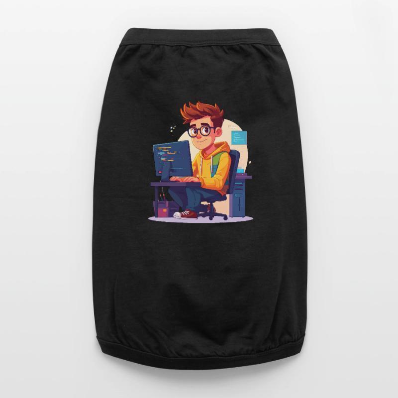 Programmierer oder Nerd Premium Organic Hunde-T-Shirt