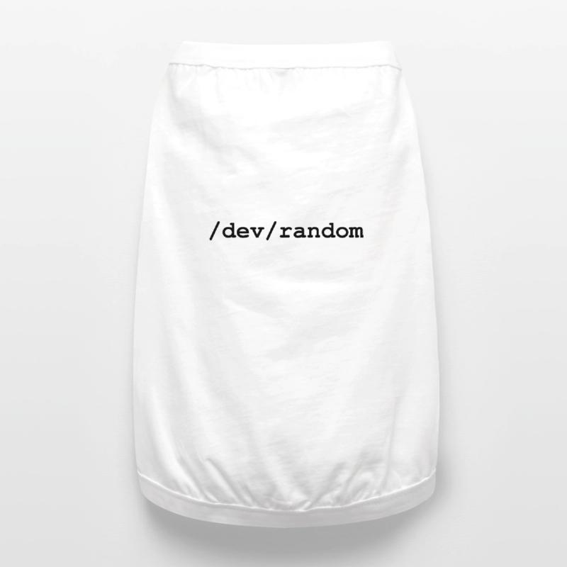 Linux random number generator - /dev/random Premium Organic Dog T-Shirt