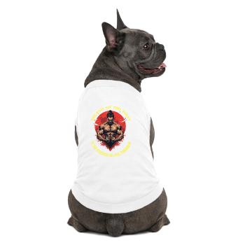Douleur-Résistance - T-shirt bio premium pour chien - blanc - Dos