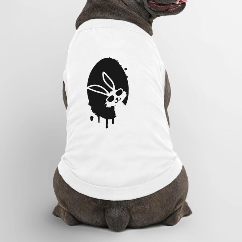 Graffiti Easter egg and Easter bunny Premium Organic Dog T-Shirt