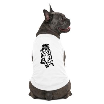 Gorilla - Premium Organic Dog T-Shirt - white - Back