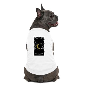 Mond - Premium Organic Hunde-T-Shirt - Weiß - Hinten