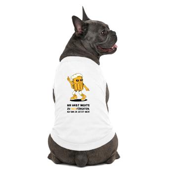 Ihr Habt Nichts Zu Bierfürchten - Premium Organic Hunde-T-Shirt - Weiß - Hinten