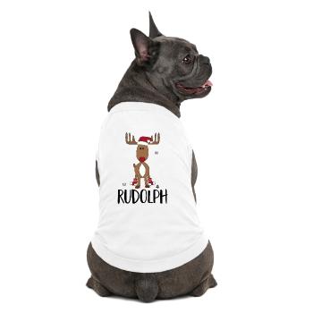 Noël - T-shirt bio premium pour chien - blanc - Dos