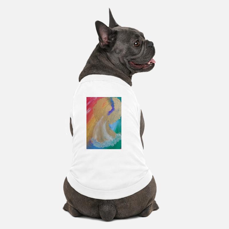 Regenbogenengel - Engel des Einklangs - Engelbild - Premium Organic Hunde-T-Shirt - Weiß