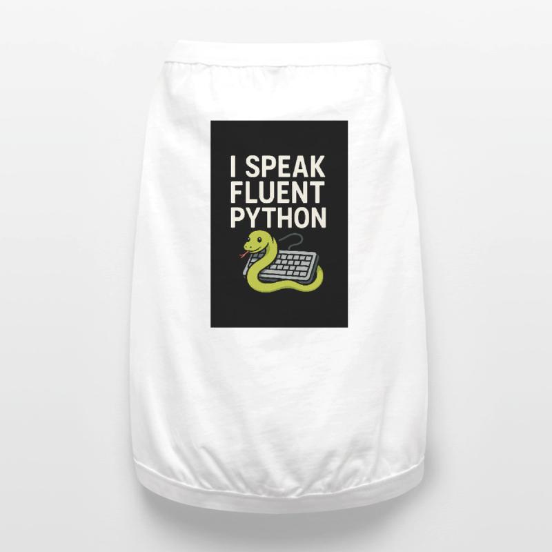 Python-Codierungsschlange Premium Organic Hunde-T-Shirt